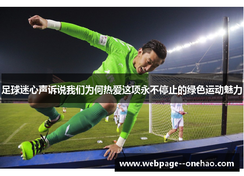 足球迷心声诉说我们为何热爱这项永不停止的绿色运动魅力 足球迷心声诉说我们为何热爱这项永不停止的绿色运动魅力